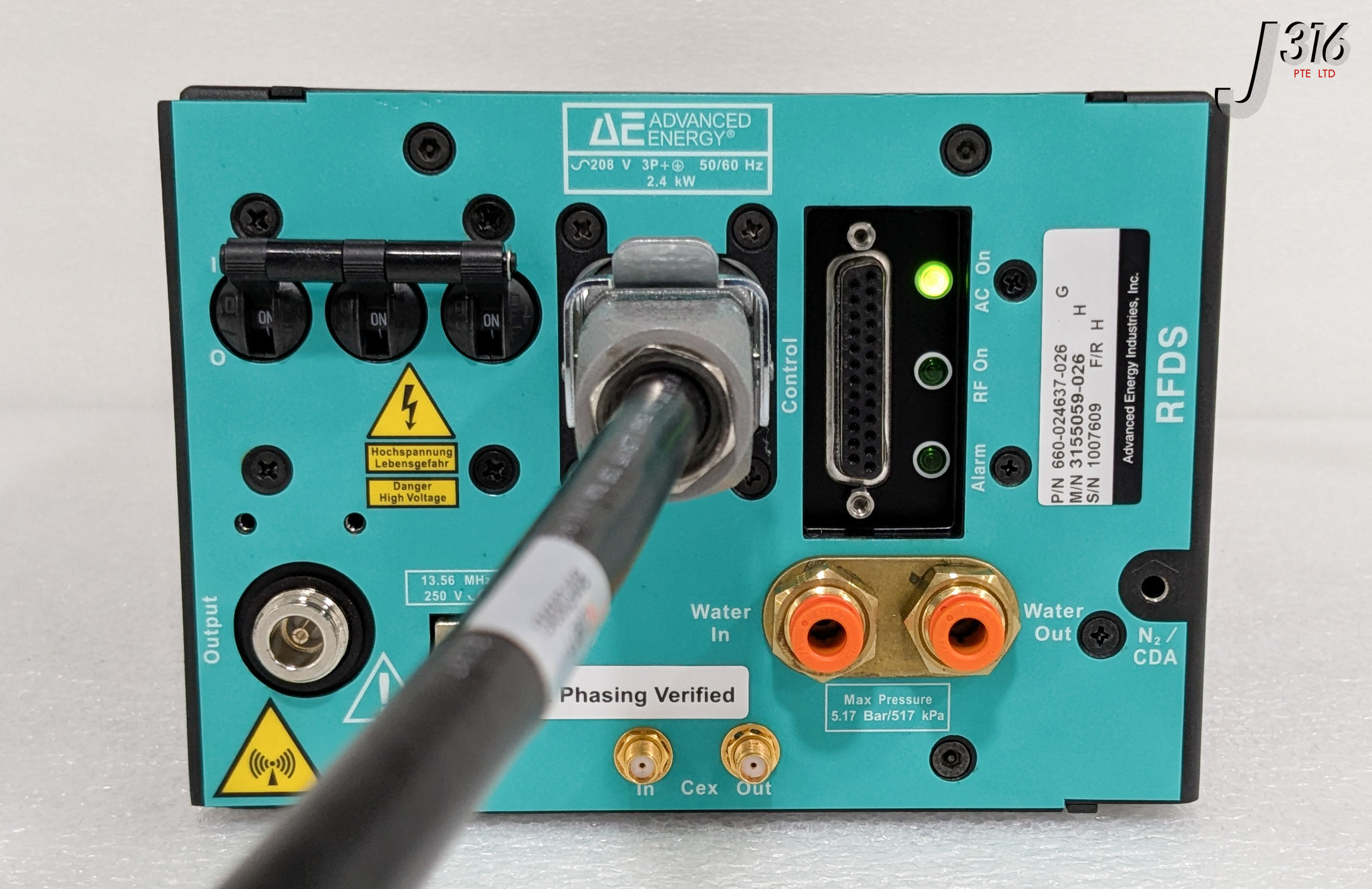 38433 ADVANCED ENERGY RFDS GEN 13.56MHZ, P/N: 660-024637-026 NEW